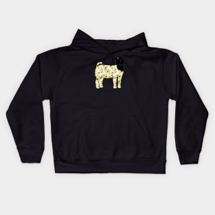 Sunflower Market Show Doe Silhouette - NOT FOR RESALE WITHOUT PERMISSION Kids Hoodie